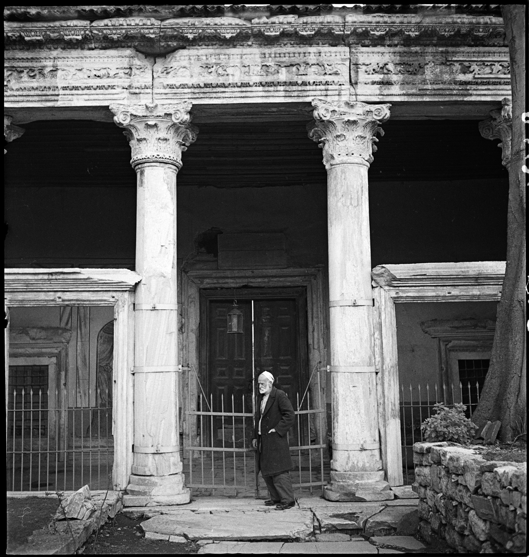 Narthex facade of St. John Studios, ICFA.NA.0004.